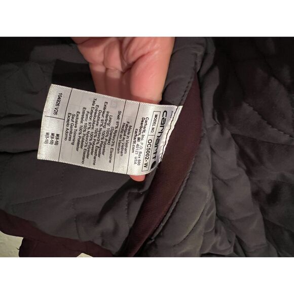 Carhartt Super Dux Relaxed Fit Hooded Coat Women’s Medium. - Picture 8 of 13